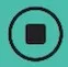 Readable toolbar showing the green Stop button while text-to-speech is active